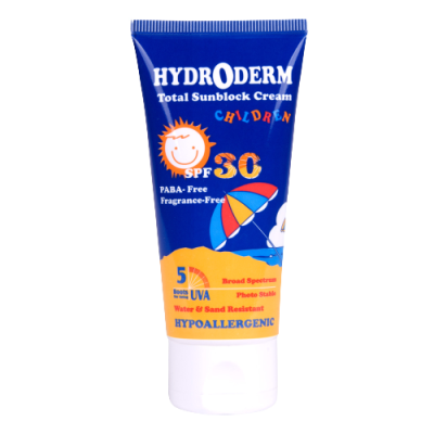 كرم ضد آفتاب اطفال SPF30 هيدرودرم 50 گرم