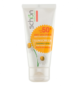 ضد آفتاب بدون رنگ SPF50 مناسب پوست های خشک تا نرمال 50میل شون